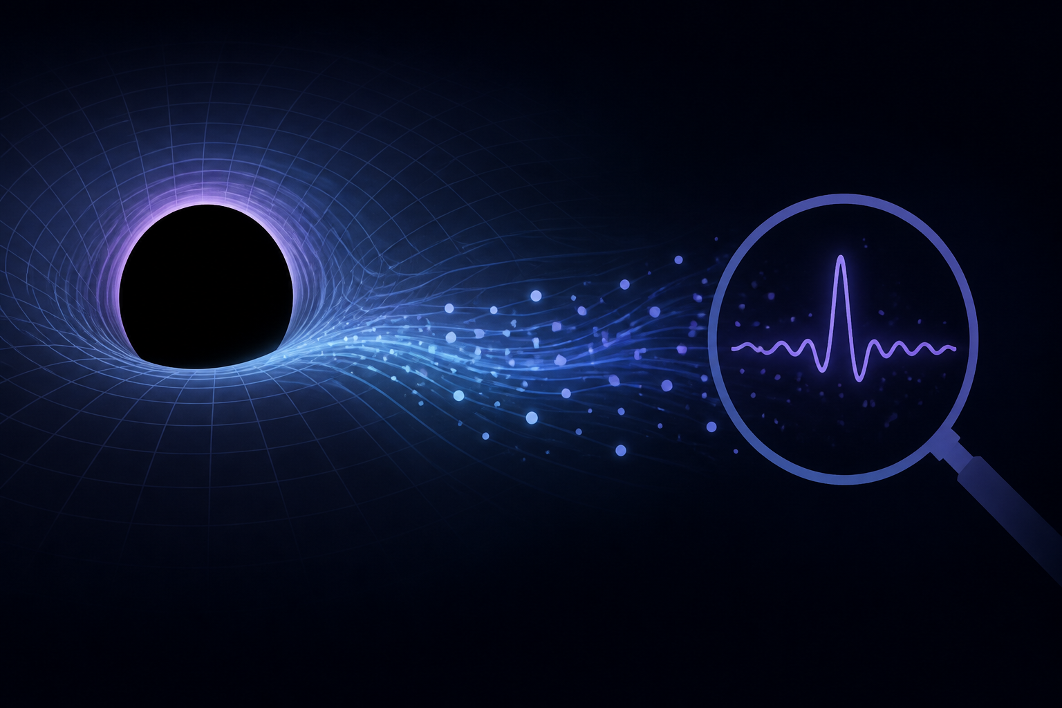 Can a passing black hole disturbance leave a trace in Hawking radiation?