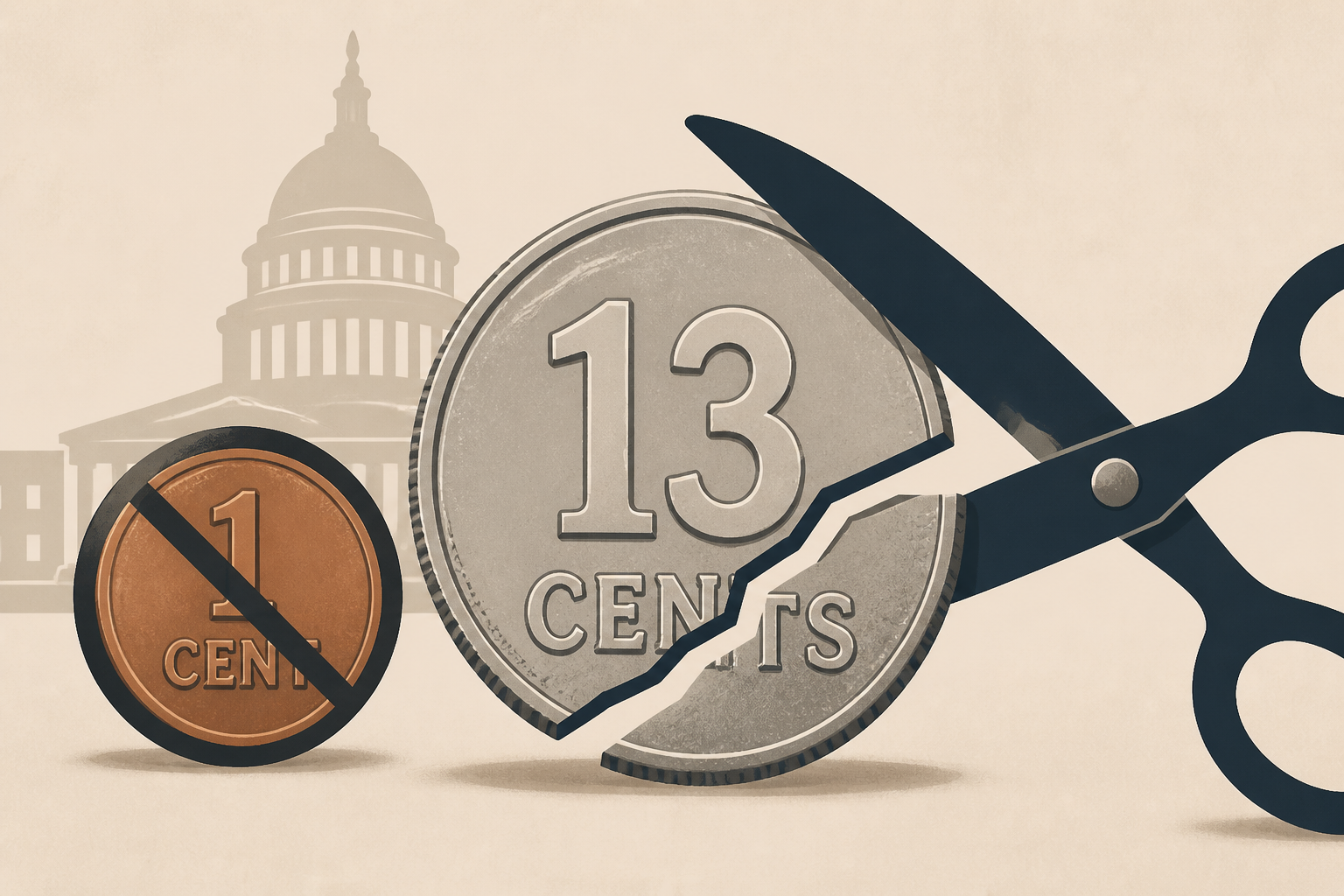 Congress killed the penny — now it's coming for the 13-cent nickel