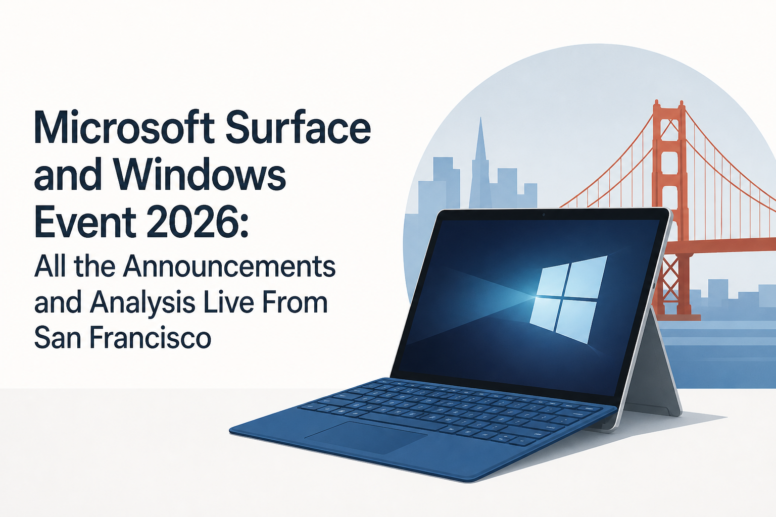 Microsoft Surface and Windows Event 2026: All the Announcements and Analysis Live From San Francisco