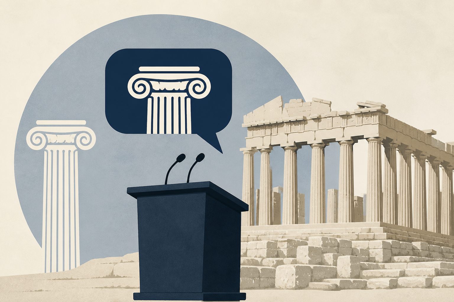 Marco Rubio delivers Western civilization speech in Athens' ancient ruins