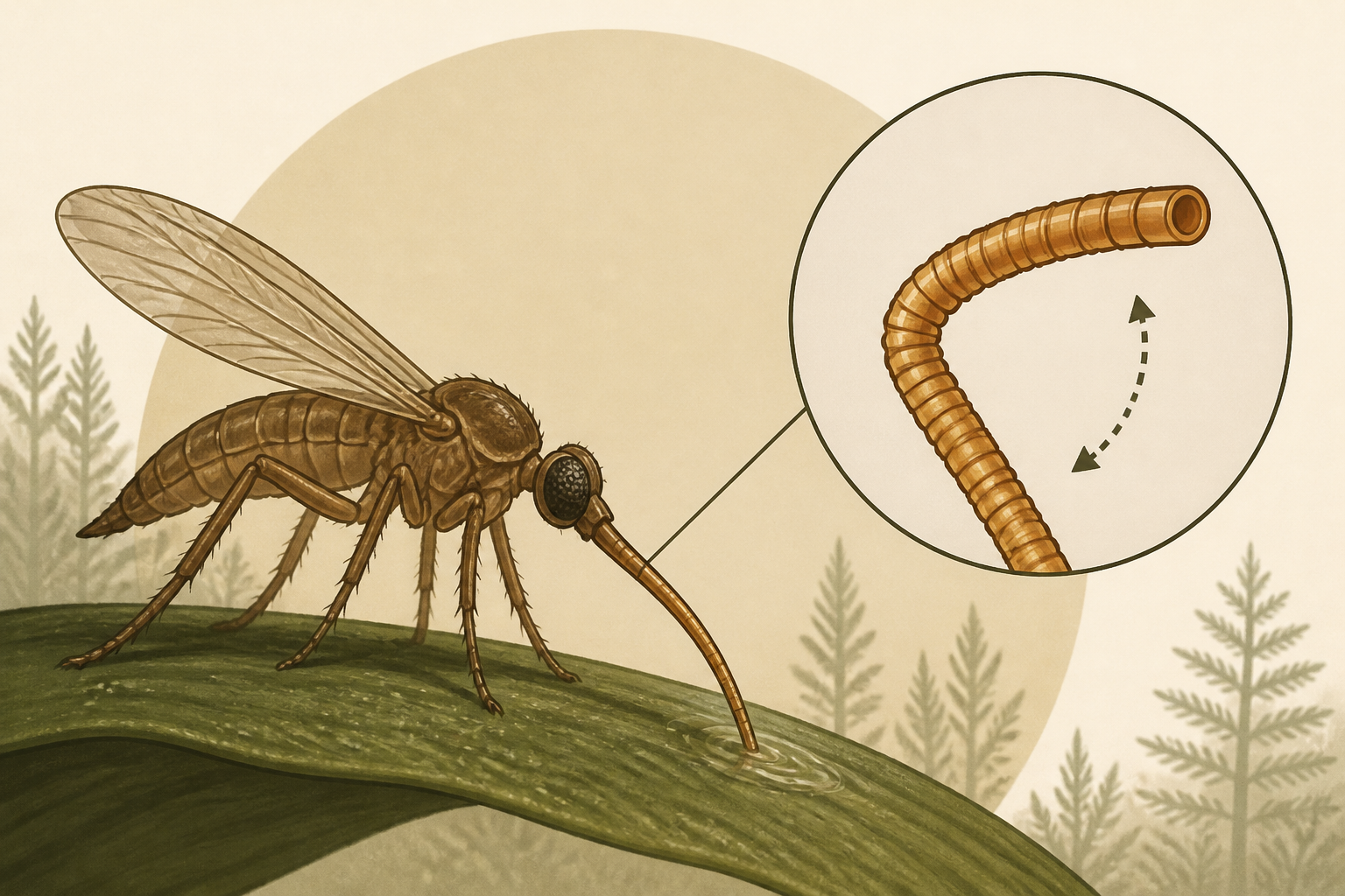 Dinosaur-Era Insect Had Its Own Bendy Straw