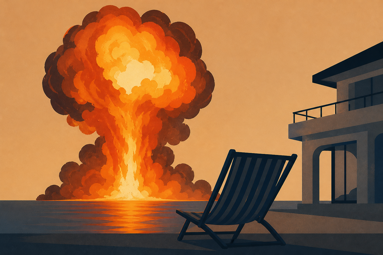 Putin Humiliated as Massive Fireball Erupts Off His Vacation Resort