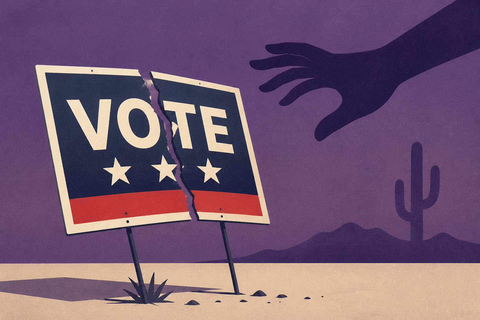 Arizona congressional candidate says she was raped while trying to repair campaign sign