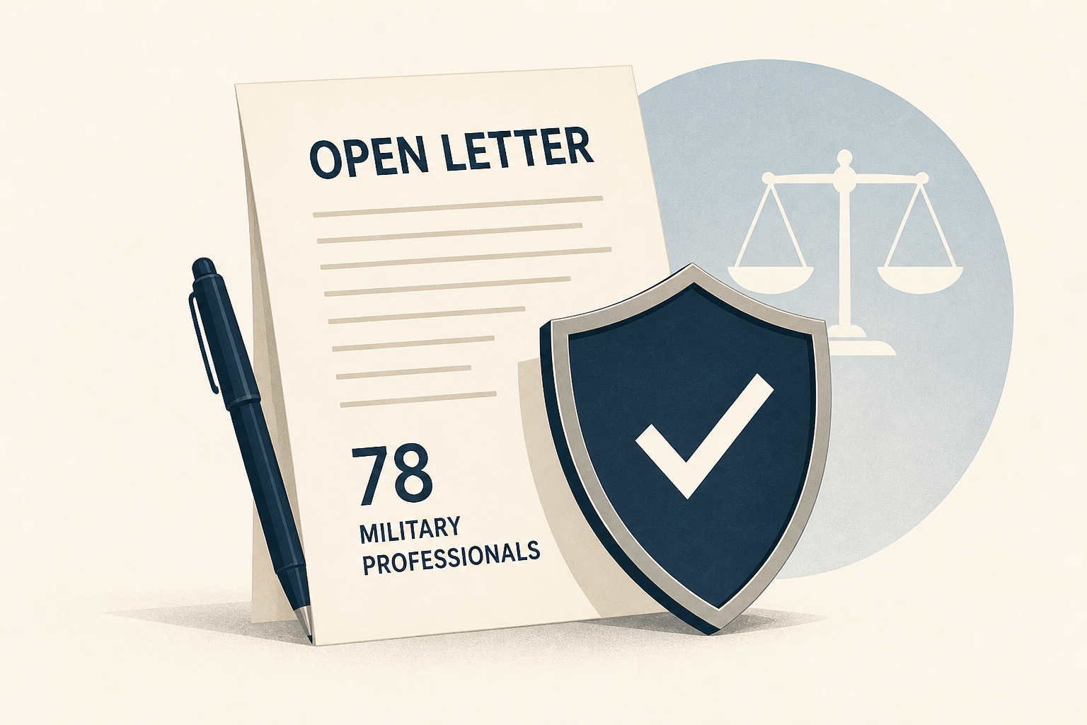 Open Letter From 78 Military Professionals Rejecting Genocide Allegation Against Israel