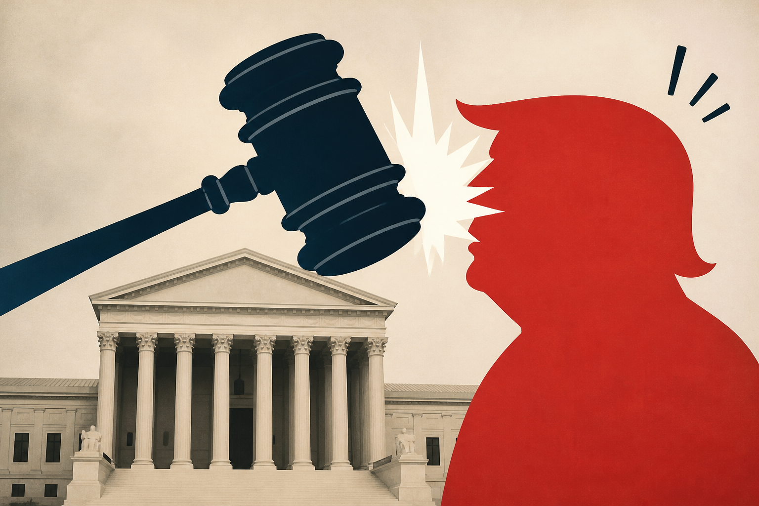 Conservative Supreme Court justice in shock slap at Trump: ‘Not pleased with that’