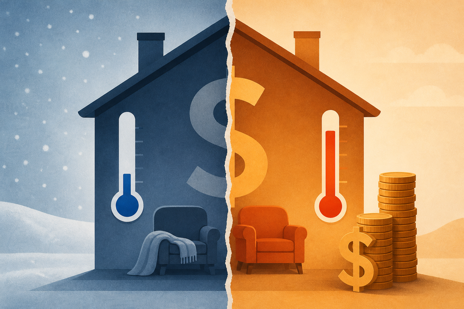 Americans heating their homes this winter face a stark cost divide