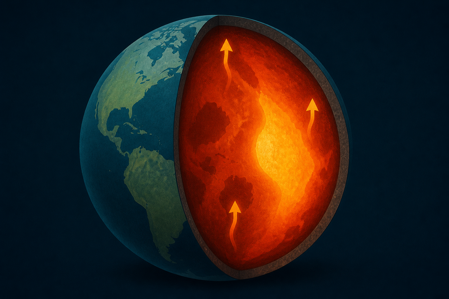 New research suggests Earth may be heating unevenly from the inside - possibly upending geology as we know it
