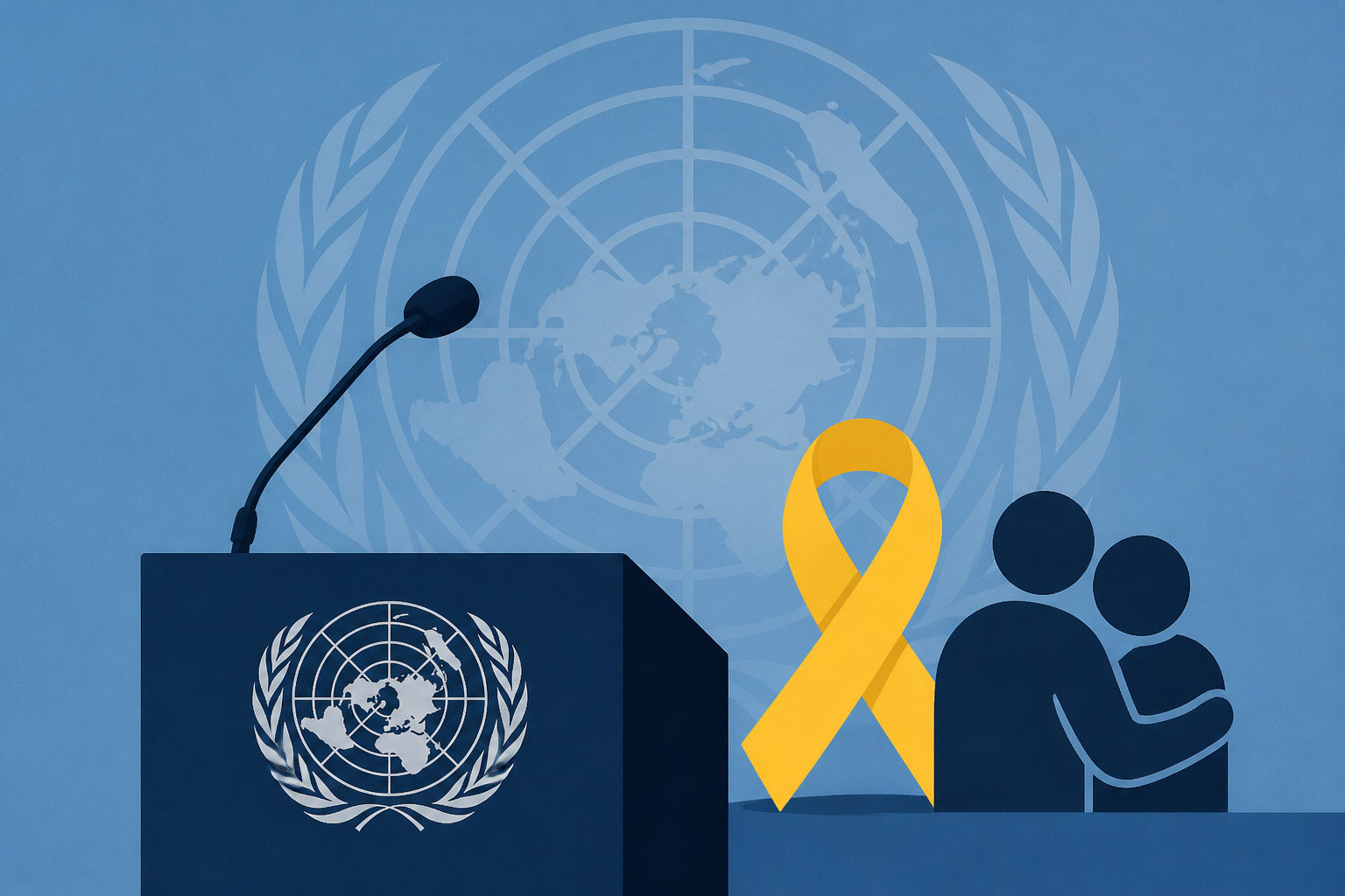 October 7 hostage Eliya Cohen speaks at UN with Nova survivor wife