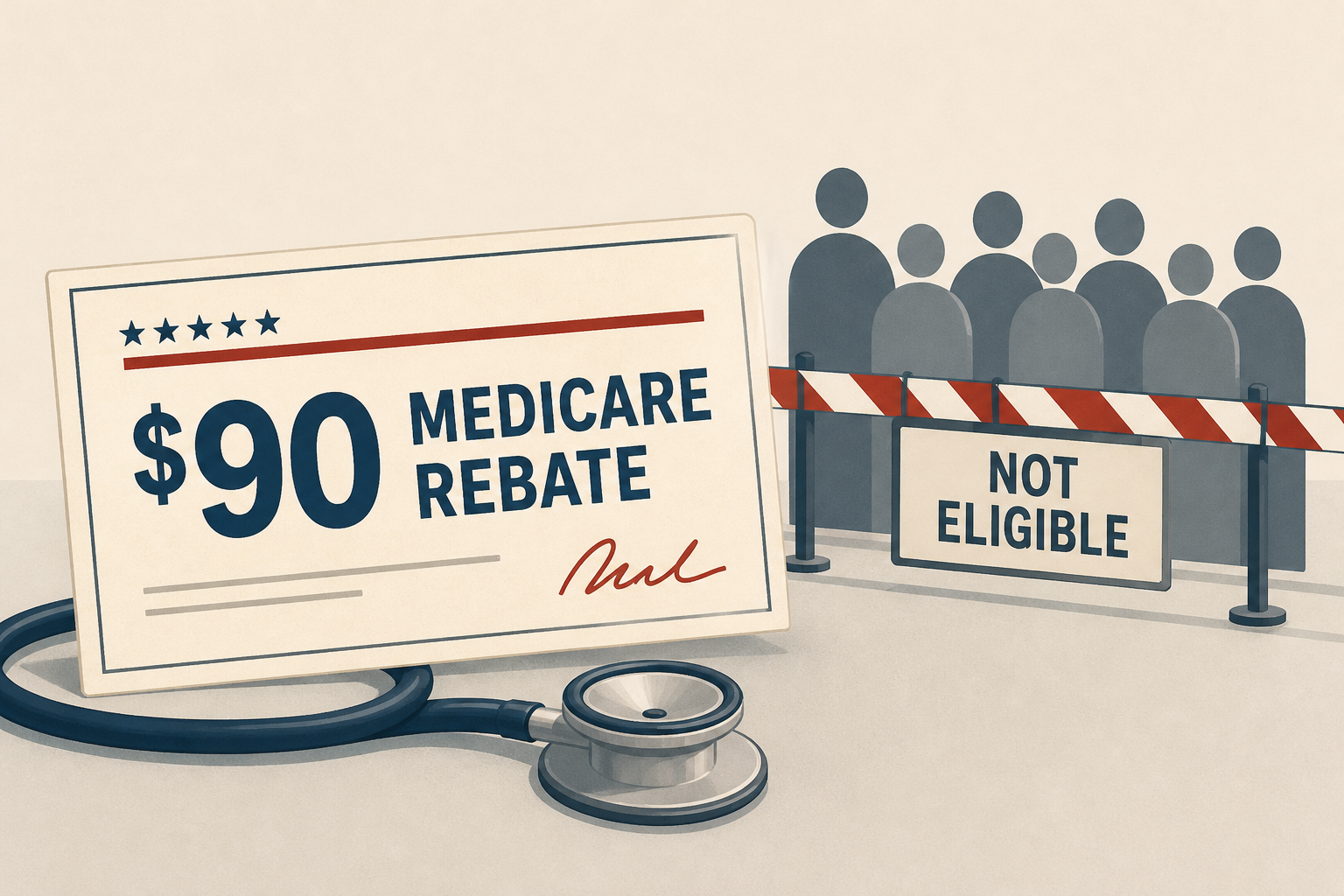 Trump's $90 Medicare rebate rolls out, but millions aren't eligible. Critics see a political stunt