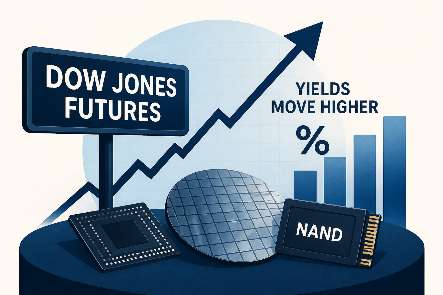 Dow Jones Futures: Yields Move Higher; Samsung, Micron, Taiwan Semi, Sandisk In Focus
