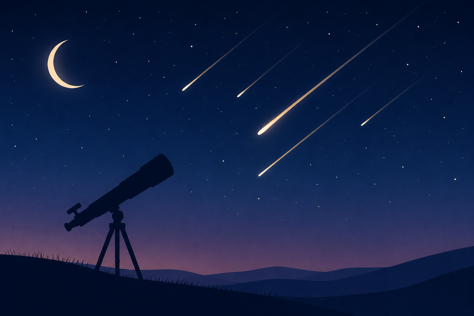 The Draconid meteor shower peaks on Oct. 8 before bedtime. Here's how to see it