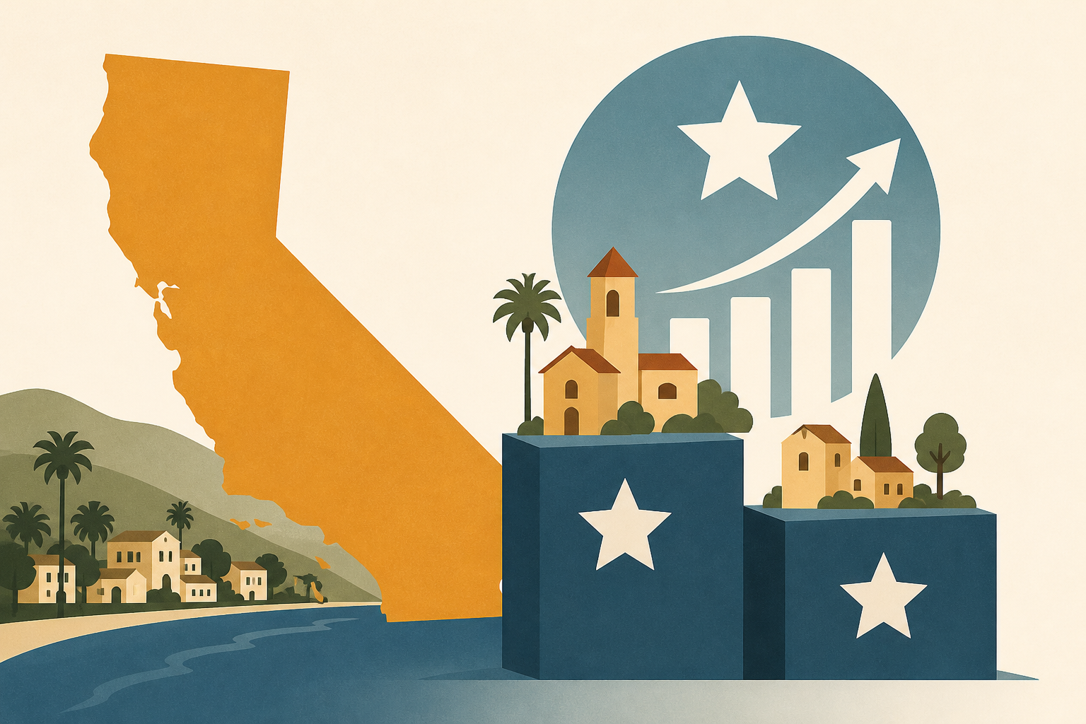 2 California towns crack new list of best cities in the US