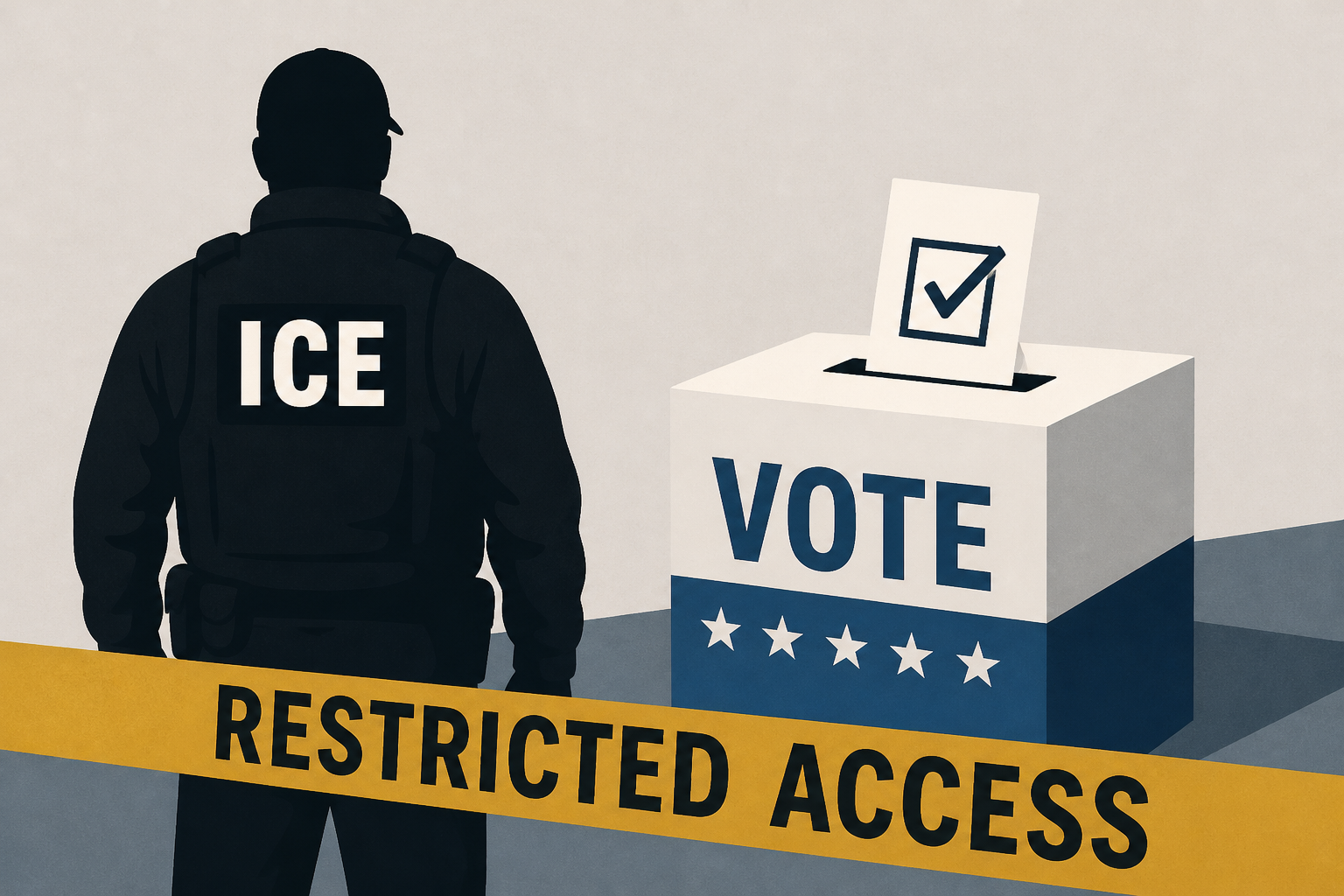 ICE is already showing up near voting sites, bolstering lawsuit against armed agents at polls
