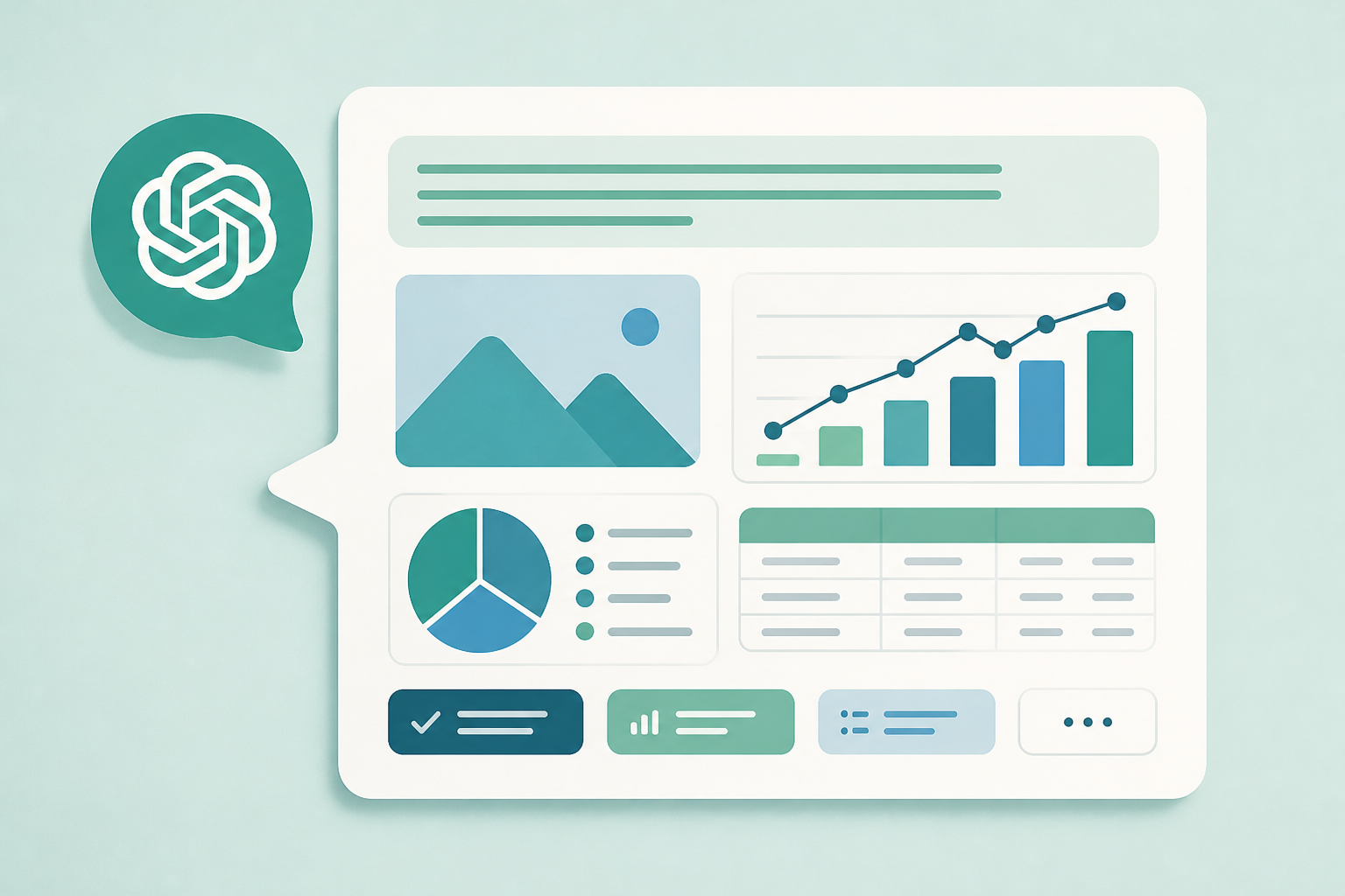 ChatGPT’s ‘Intelligent UI’ update fills its responses with pictures, charts, and buttons