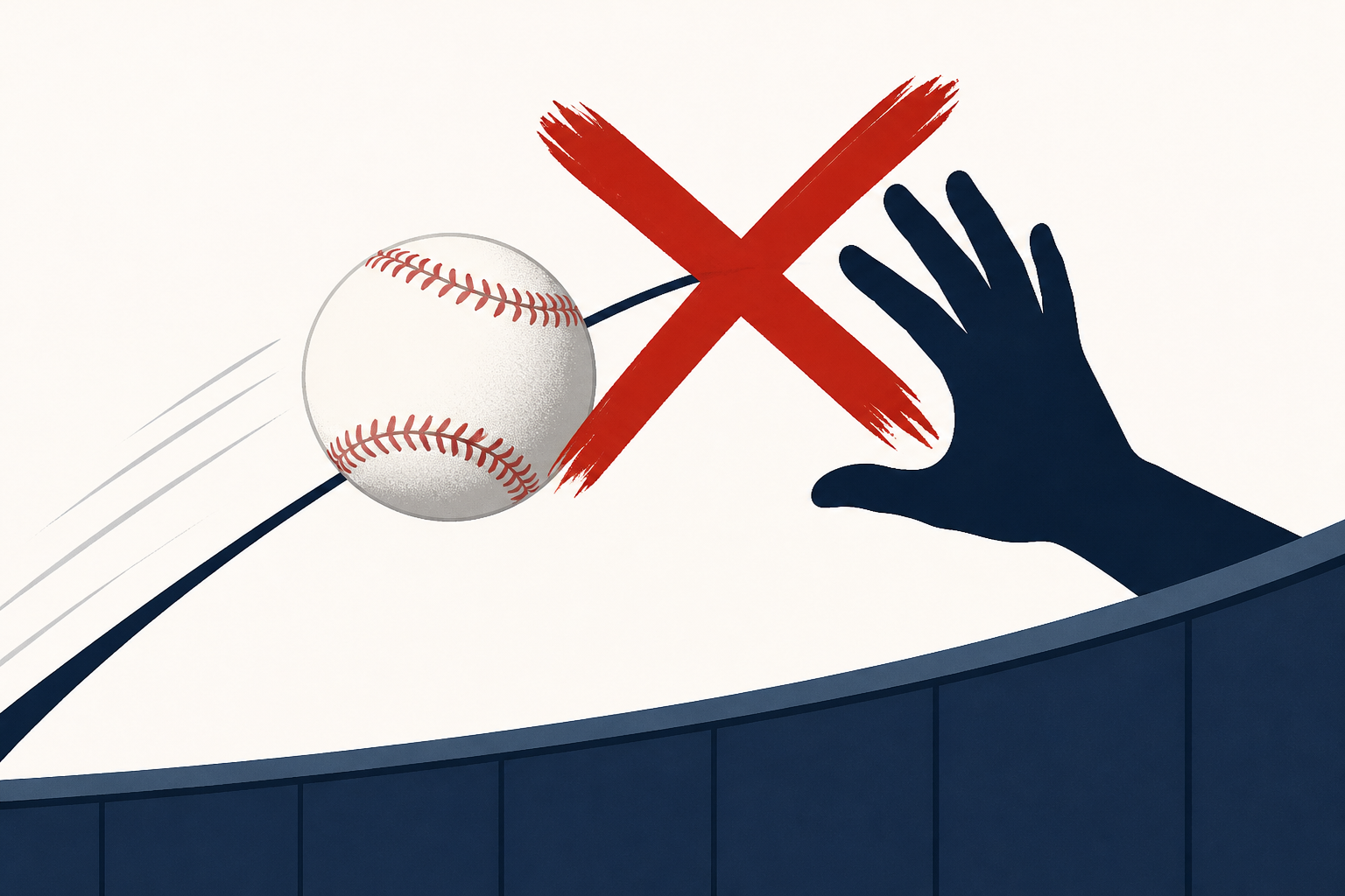 Yankees' game-tying HR taken away after fan interference