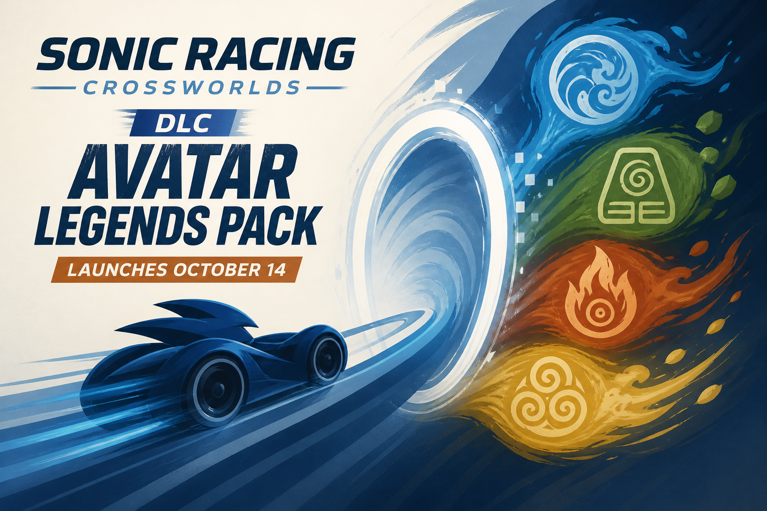 Sonic Racing: CrossWorlds DLC ‘Avatar Legends Pack’ launches October 14
