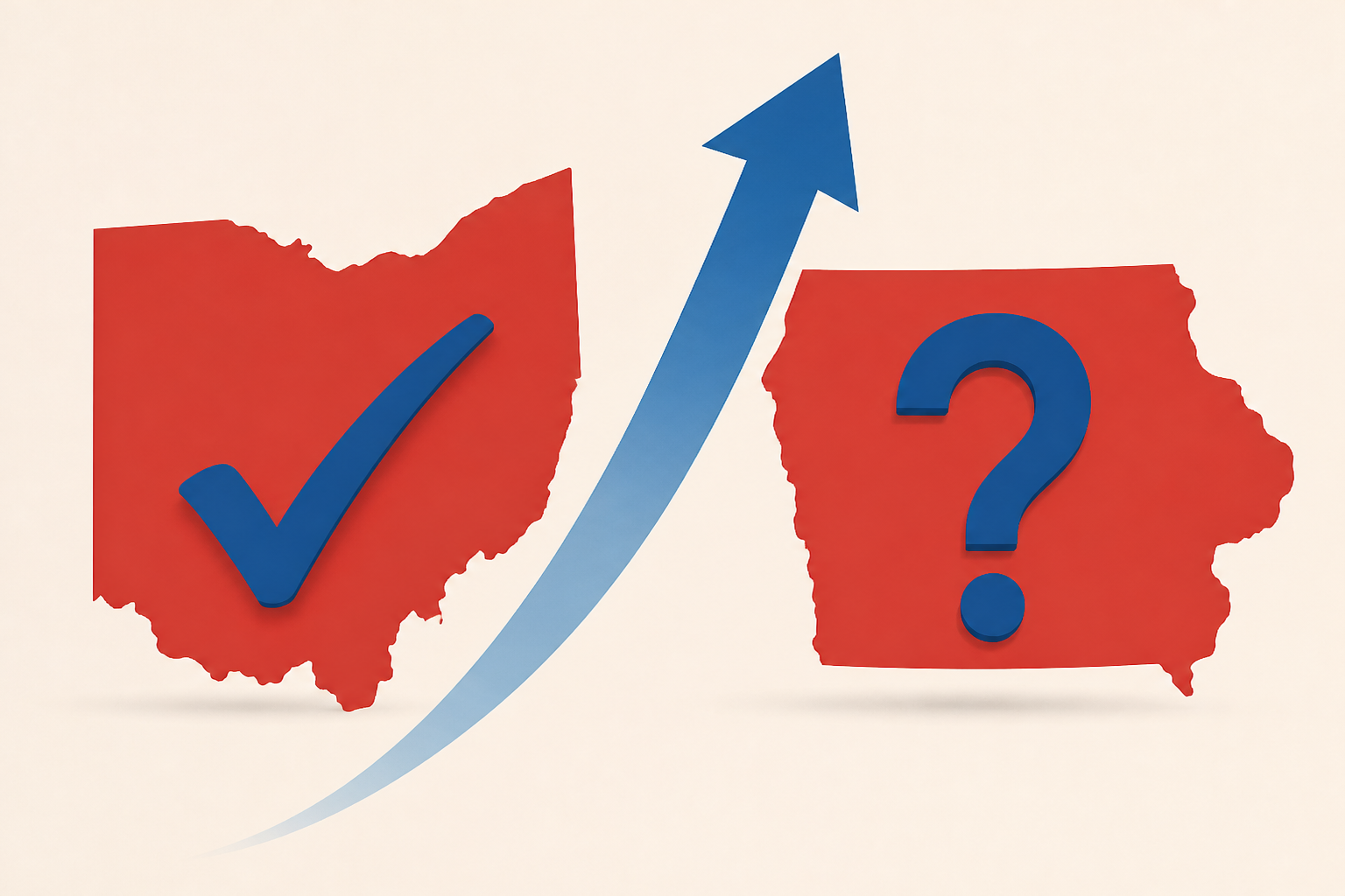 An Ohio edge. An Iowa tossup. New CNN polls give Democrats hope in a pair of red states