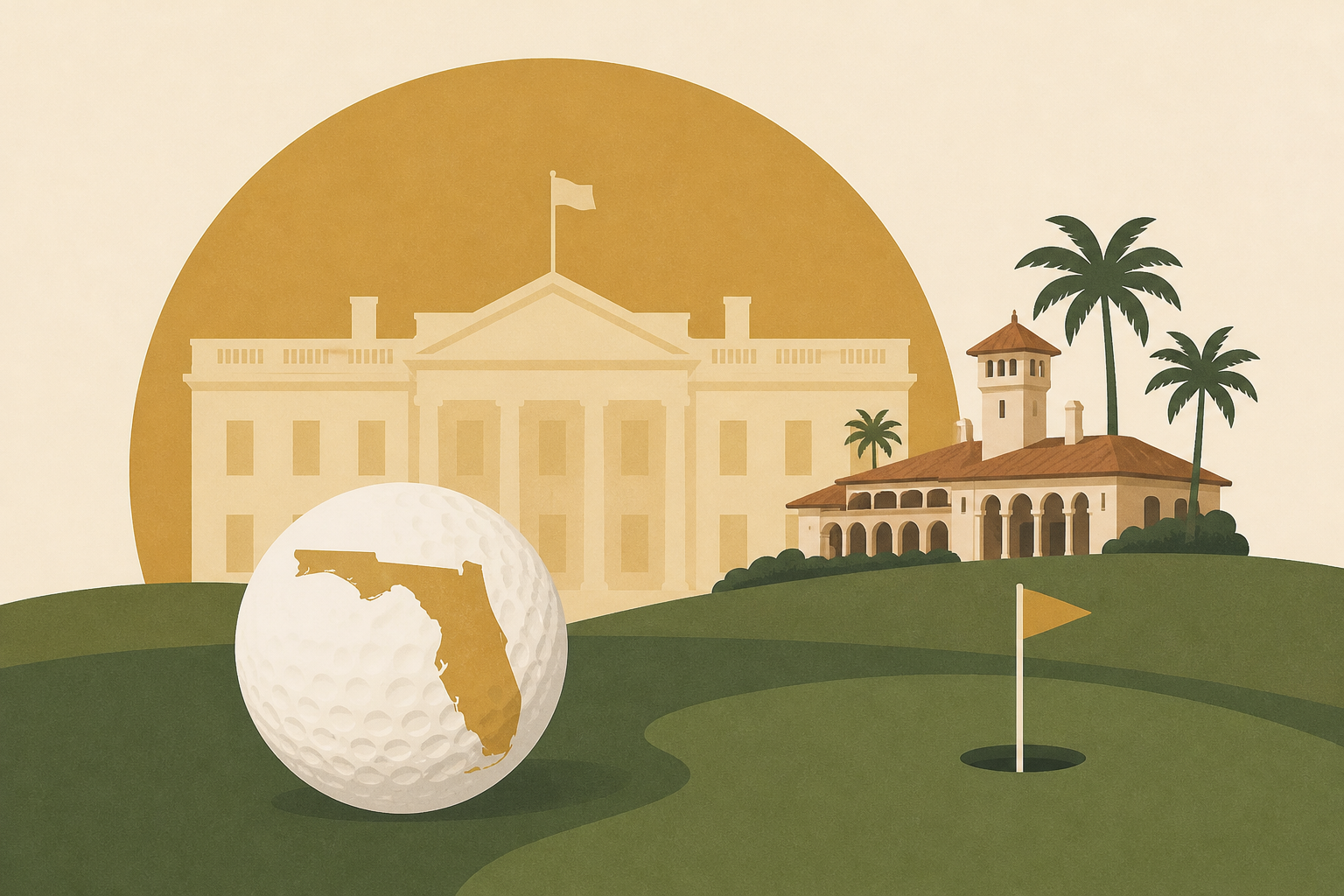 Trump proposes presidential retreat at his private Florida golf club : NPR