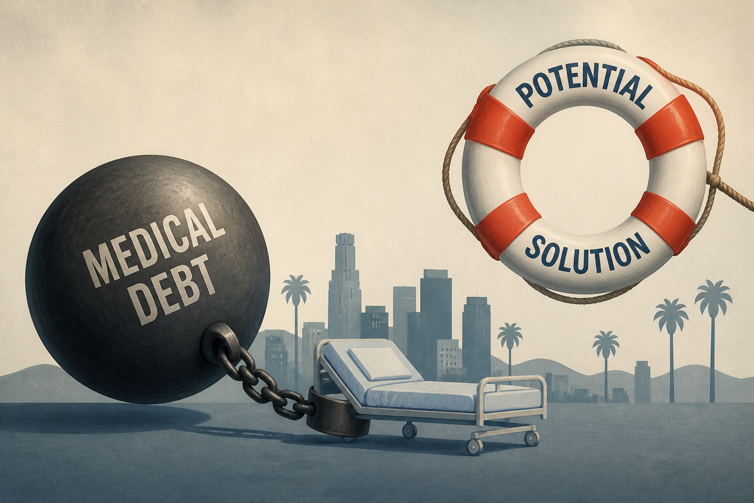 Medical debt is crushing hospital patients in LA. Health officials may have a fix