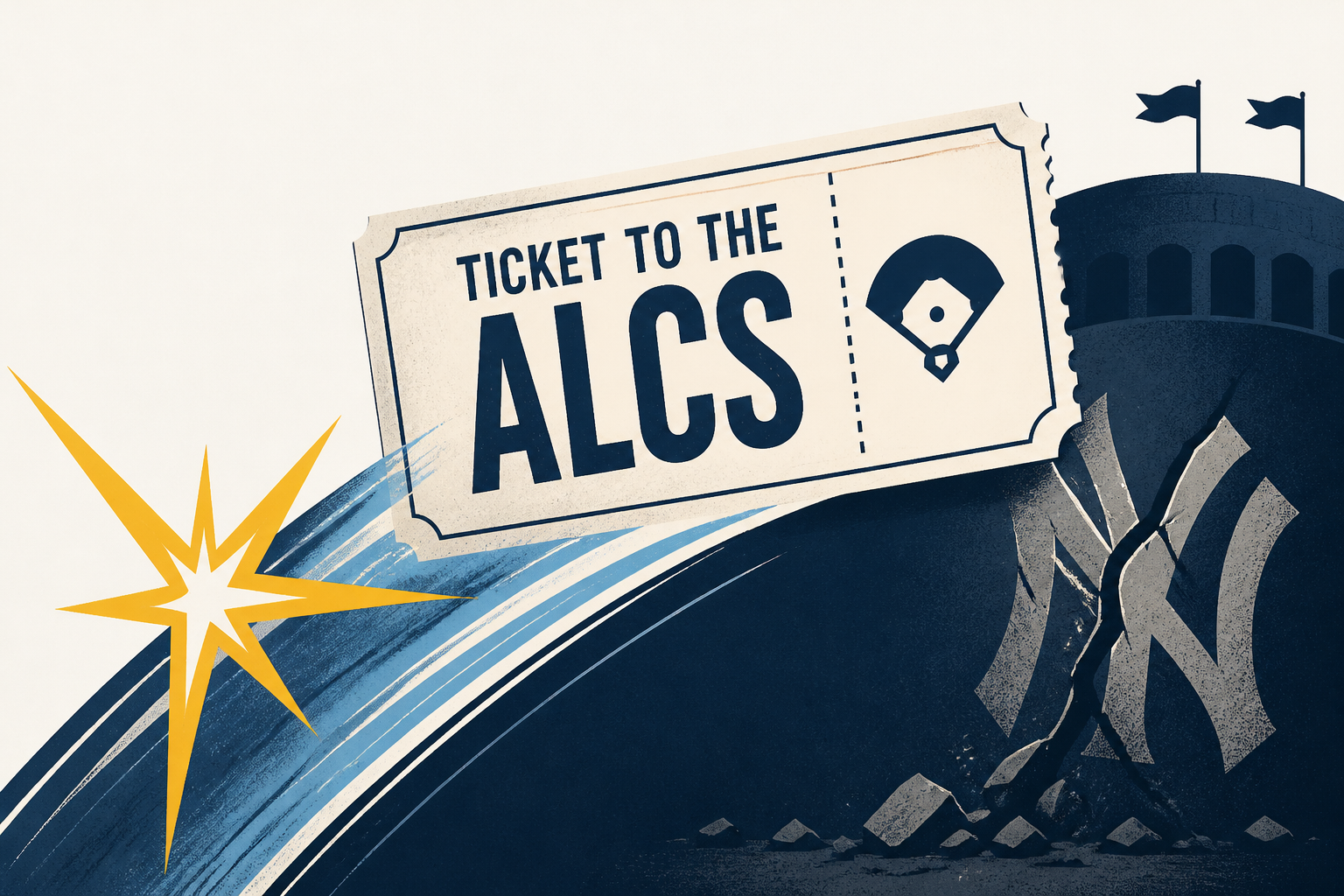 Tampa Bay Rays, led by unsung heroes and offseason additions, defeat the Yankees amid chaos in the Bronx to punch a ticket to the ALCS