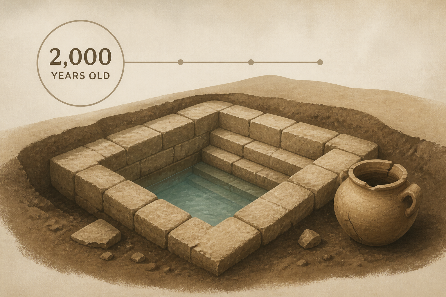 2,000-year-old ritual bath dating to time of Jesus Christ unearthed in Israel