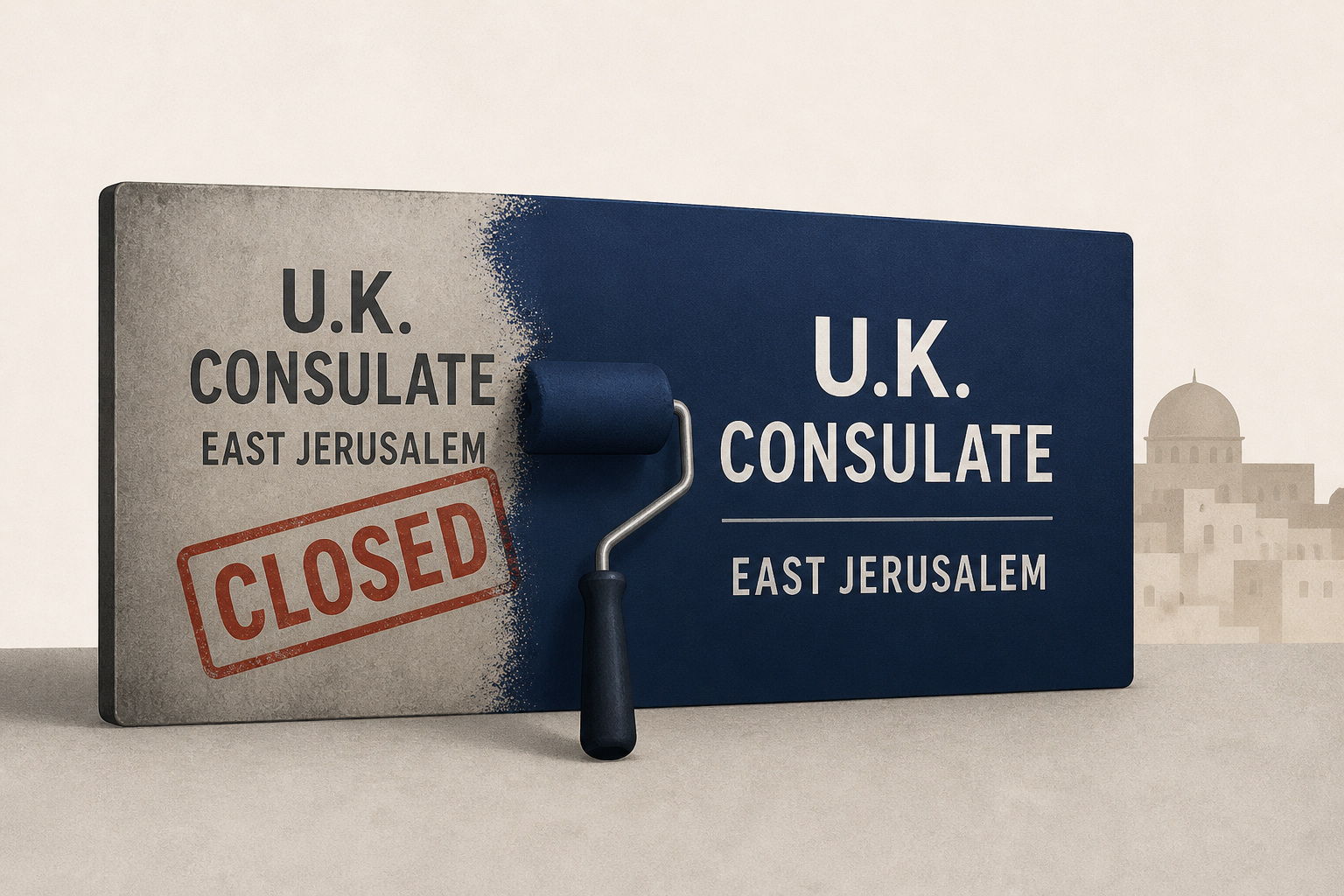 U.K. rebrands east Jerusalem consulate after Israel orders closure