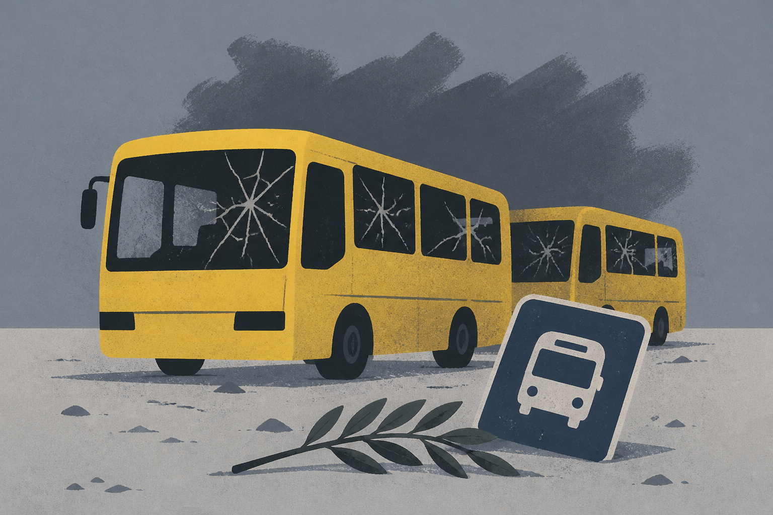 At least 30 people killed after Russia bombs two buses in Ukraine