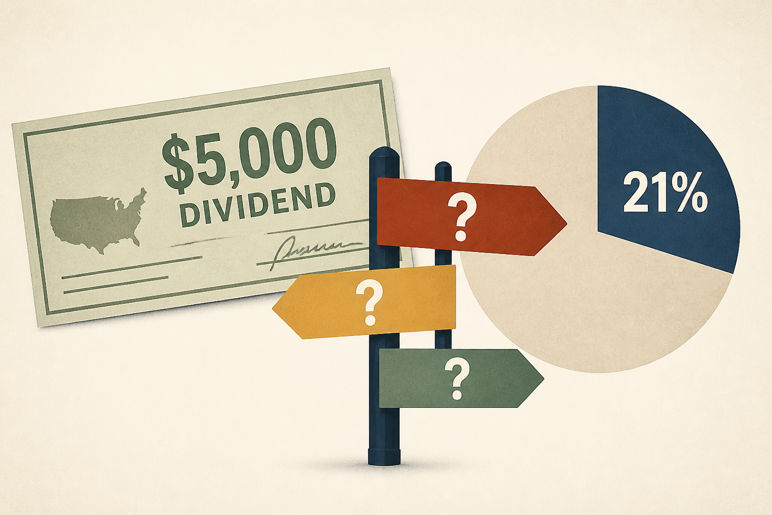Trump keeps changing who gets his $5,000 dividend-only 21% of voters believe he'll actually pay it