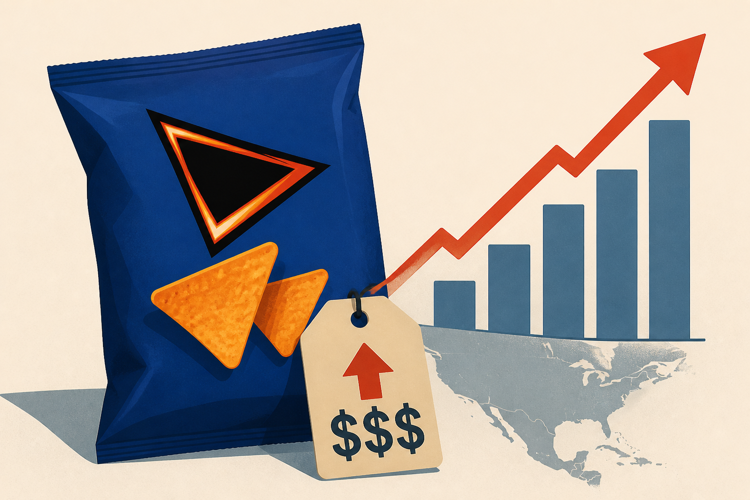 PepsiCo is raising prices on Doritos and more after a weak quarter in North America