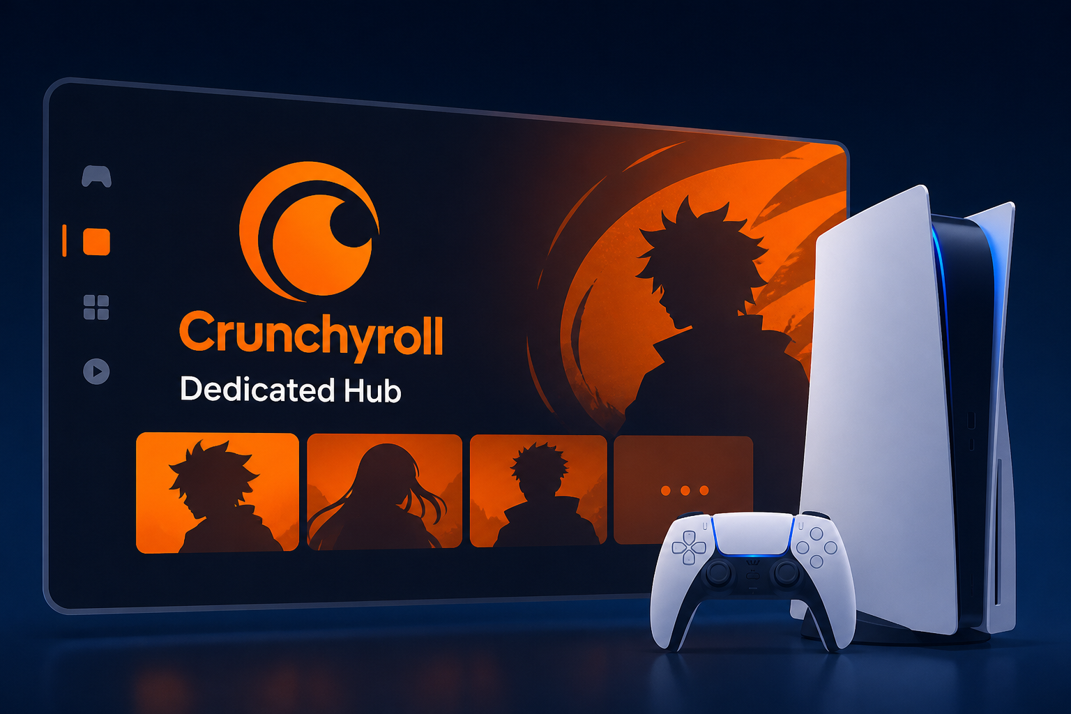 Crunchyroll dedicated hub announced for PS5