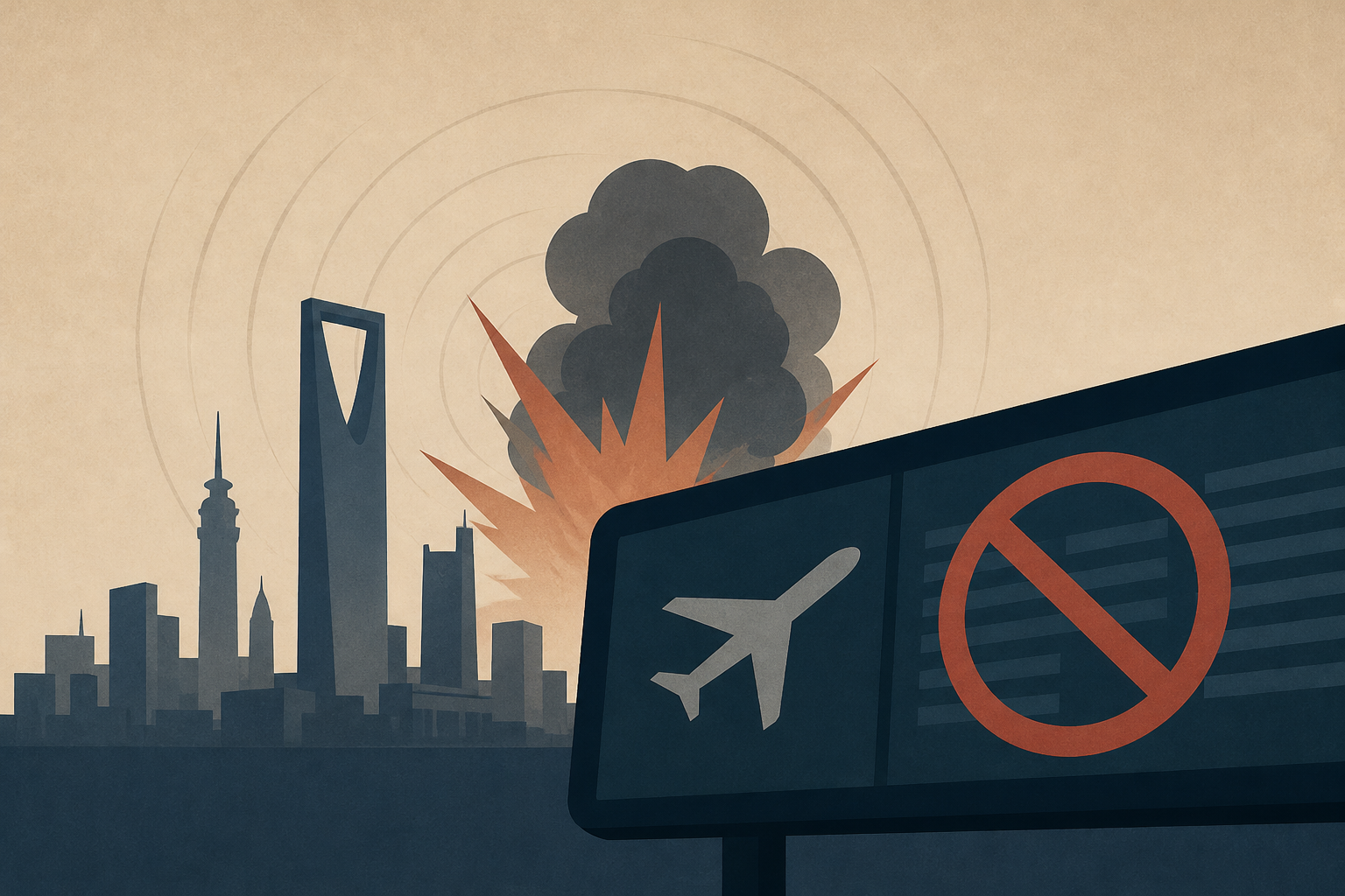 Booms and flight disruptions in Riyadh as Saudi-Houthi war escalates