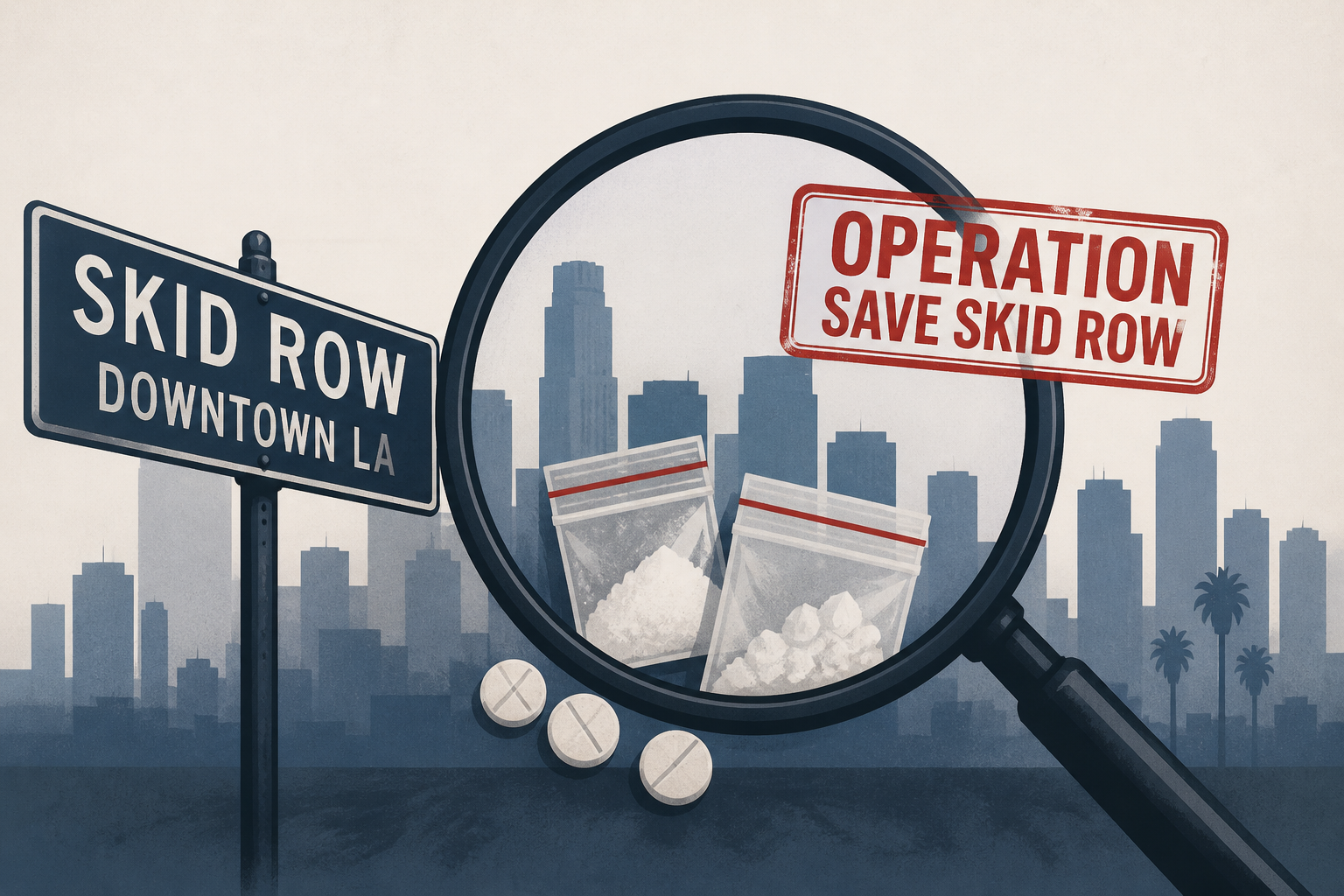 'Operation Save Skid Row' targets over 2 dozen alleged drug dealers in notorious Downtown LA area