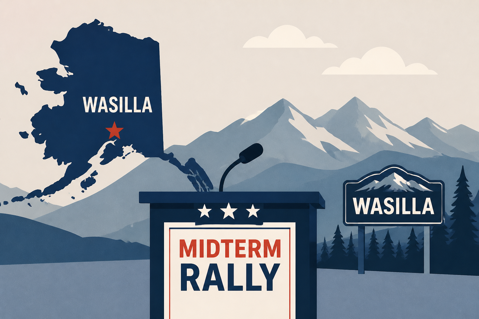 Trump to hold midterm rally in Wasilla