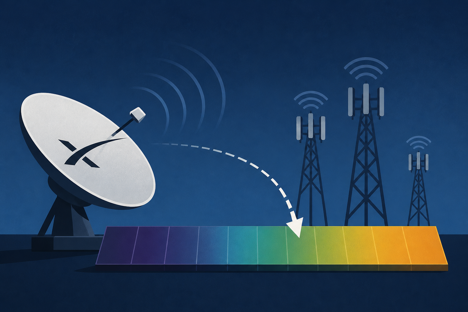SpaceX takes aim at US wireless carriers with spectrum acquisition
