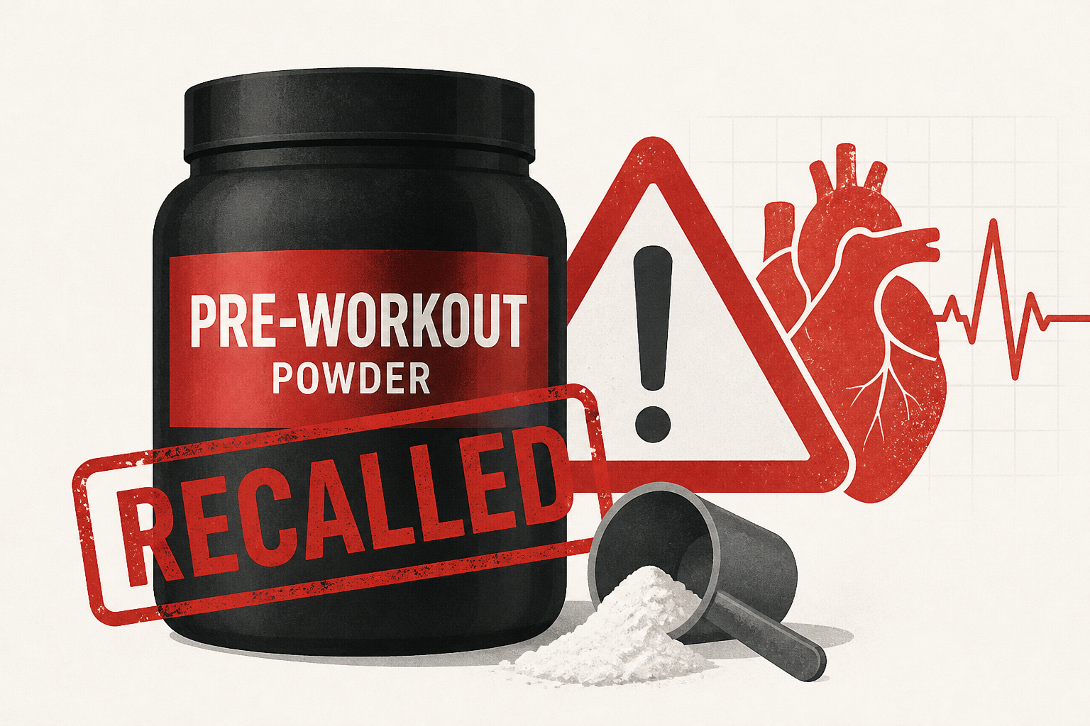 Pre-workout powder recalled over illegal drug linked to heart attacks