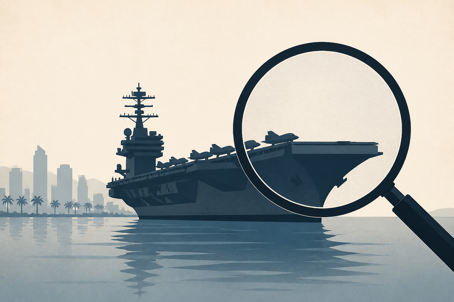 Aircraft carrier returns to San Diego amid scrutiny