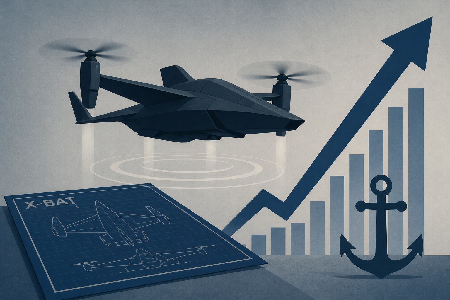 Navy Doubles Down On X-BAT VTOL ‘Fighter’ Drone Development