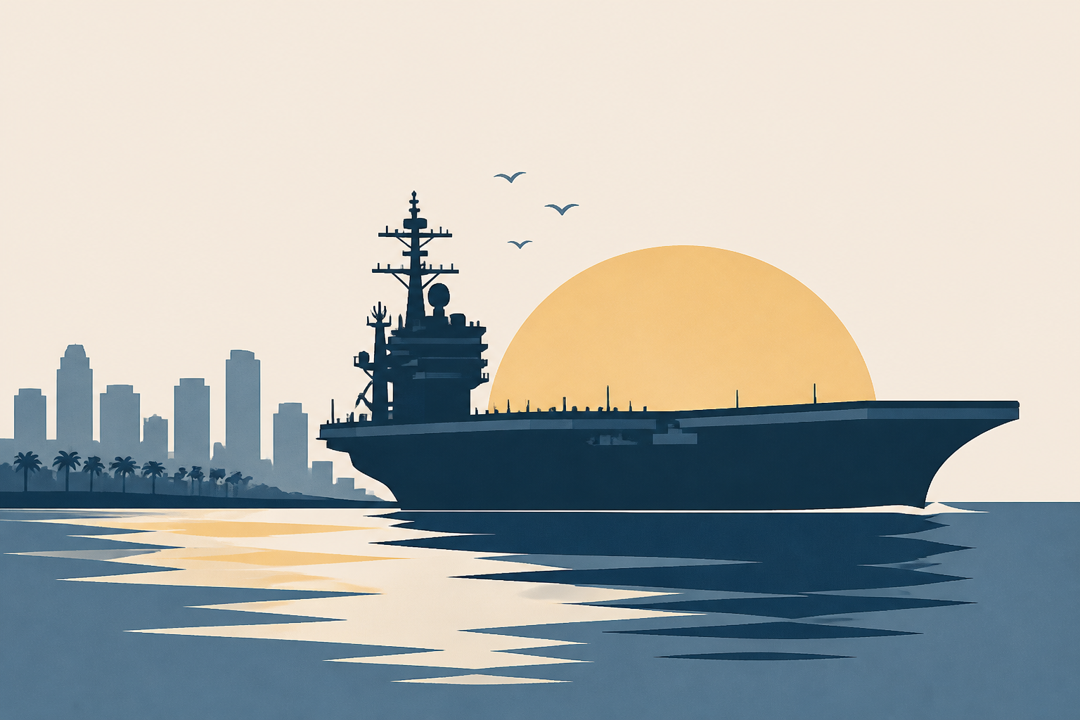 The long-deployed USS Lincoln returns home to San Diego Bay