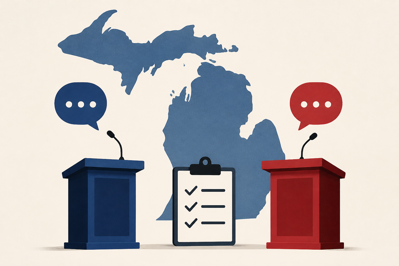 Key takeaways from US Senate debate in Michigan between El-Sayed, Rogers
