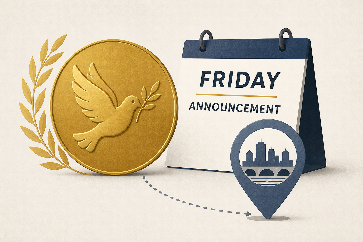 Nobel Peace Prize winner to be announced Friday. Minneapolis was floated as a possibility for the prize.
