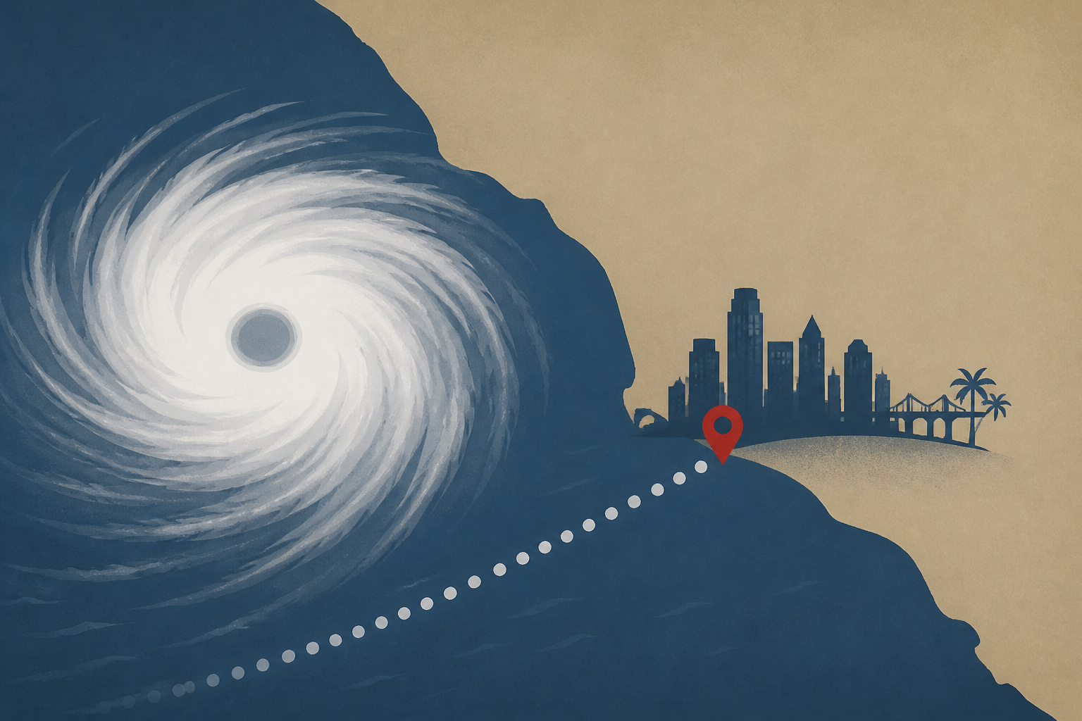 Tropical Storm Rachel set to make landfall in San Diego area