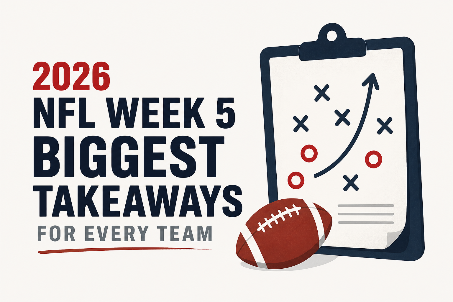 2026 NFL Week 5 Biggest Takeaways for Every Team