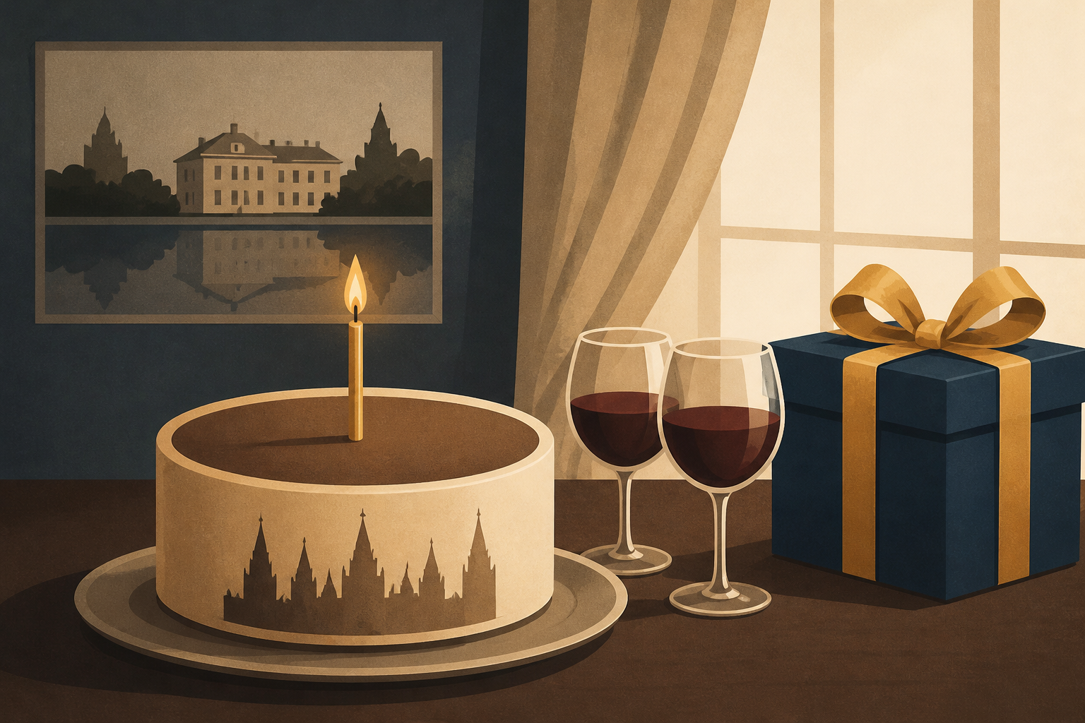 Former German Chancellor Schroeder celebrates Putin's birthday at president's home