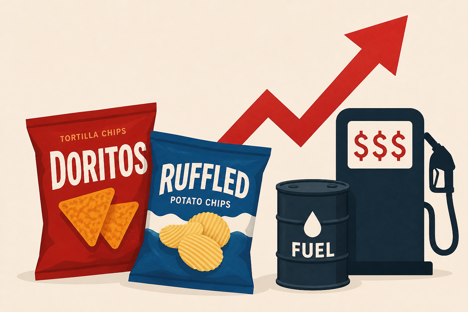 PepsiCo raising Doritos and Ruffles prices due to rising fuel costs