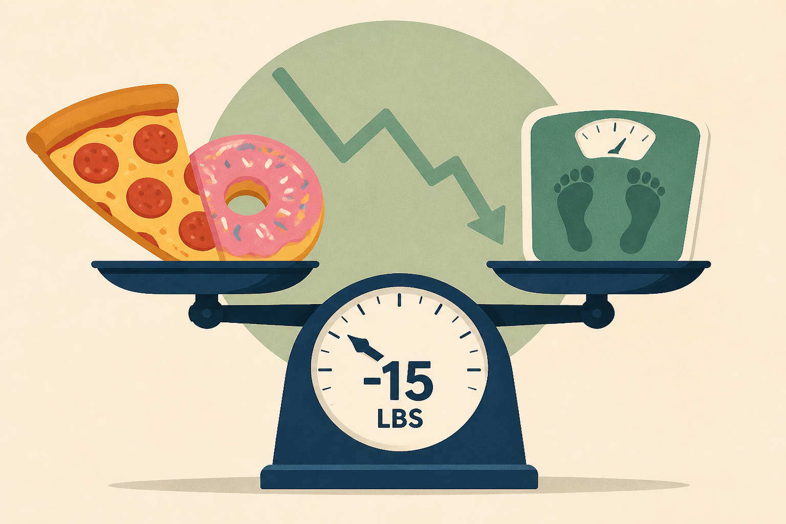 Man loses 15 stubborn pounds after age 50 without giving up pizza or donuts