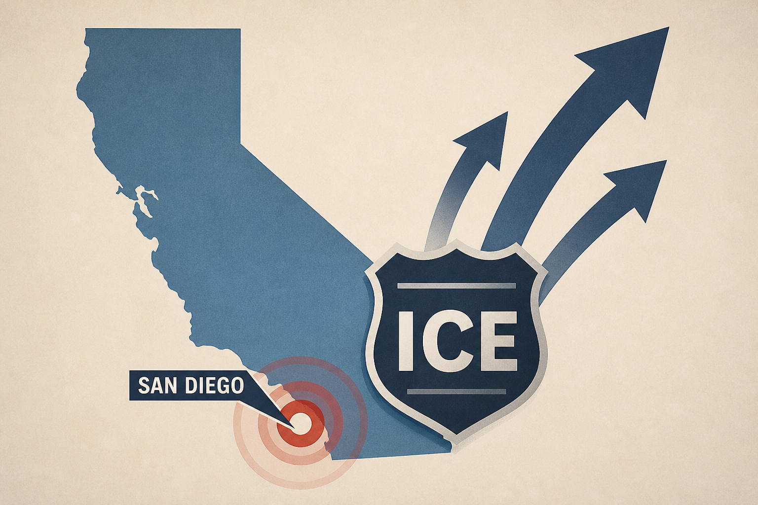 Report: ICE launches enforcement surge in California, starting in San Diego
