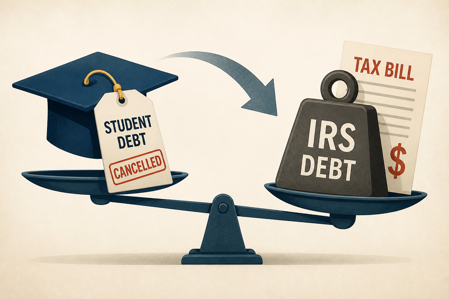 Why loan cancellation may be trading student debt into IRS debt