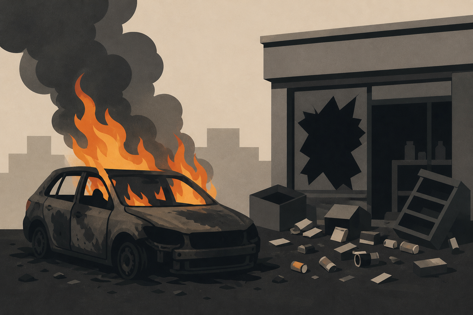 Cars torched and shops looted in Durban and Soweto