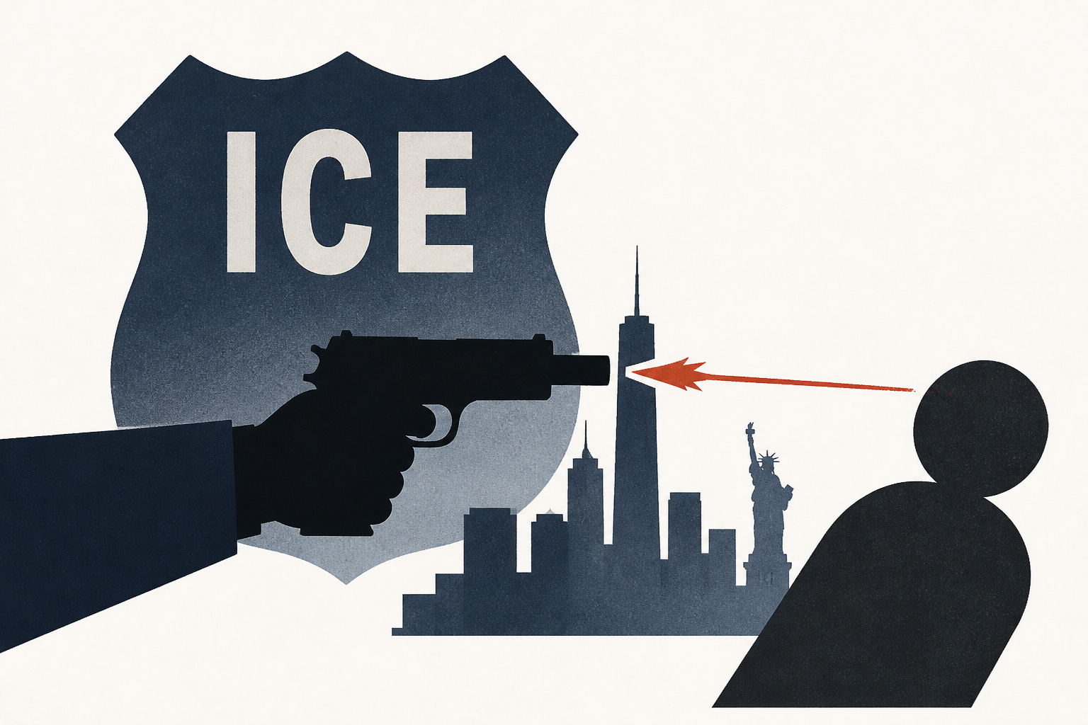 ICE officer shoots man in New York City
