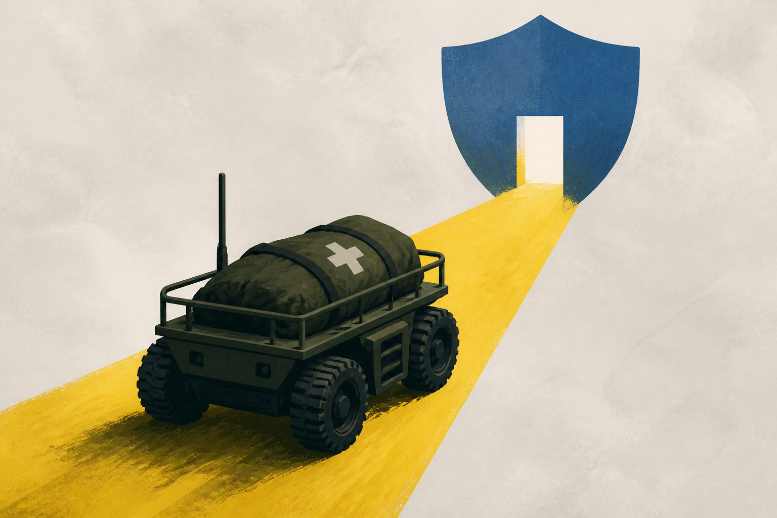 Ukraine’s Ground Robots Rescued 45 Soldiers Under Fire, Commander Says